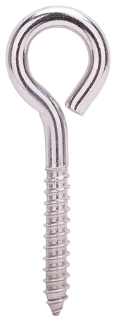 ProSource LR262 Lag Eye Bolt, 9 mm Thread, Screw Thread, 2 in L Thread, 1-3/8 in Dia Eye, 374 lb Working Load